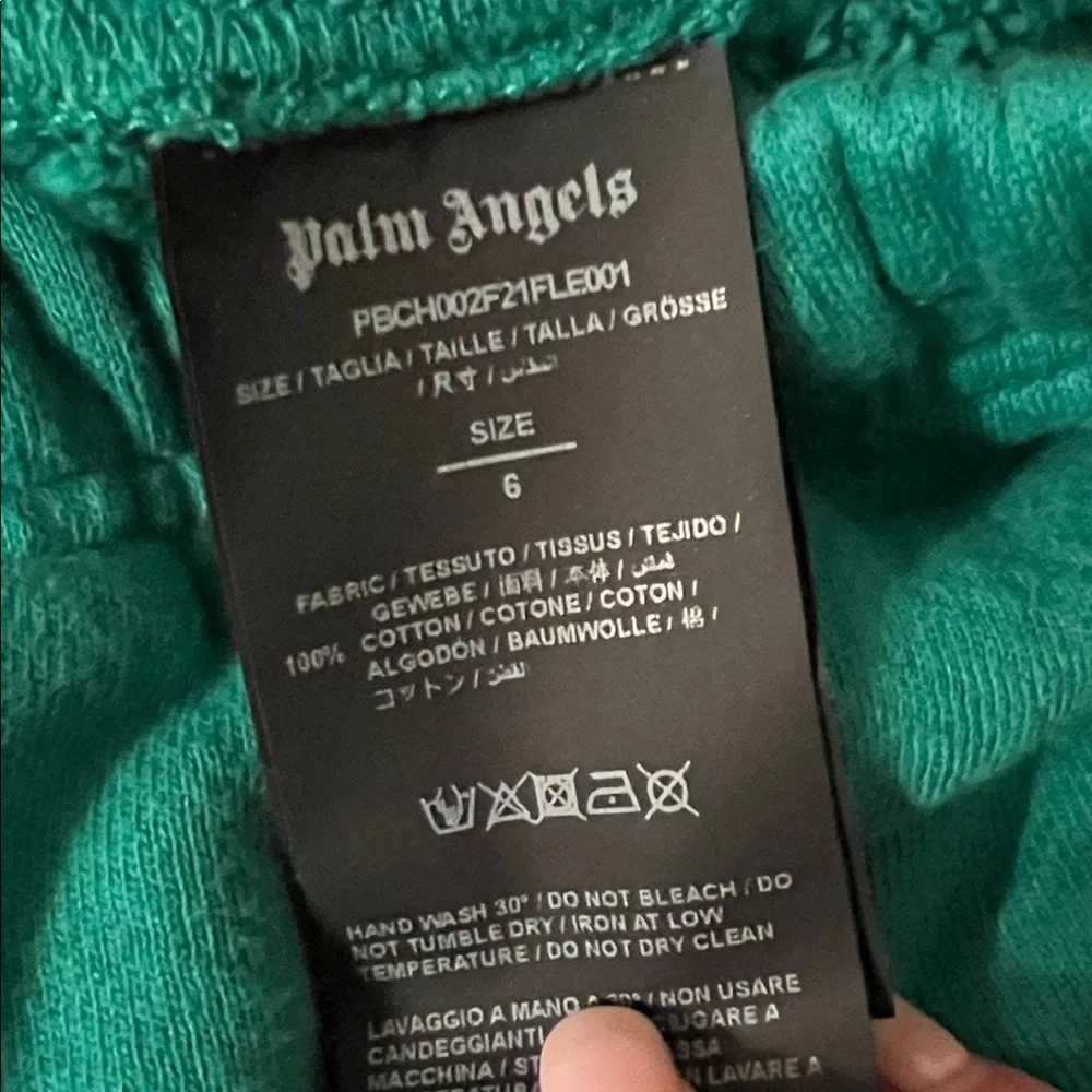 Palm Angels Girls  Classic Overlogo Sweatpant, Green size 6